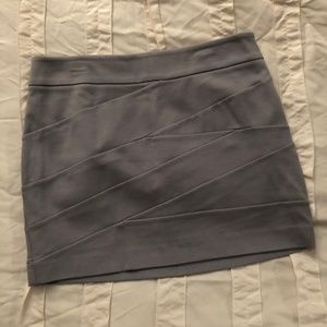 NWOT EXPRESS Gray Banded Mini Skirt